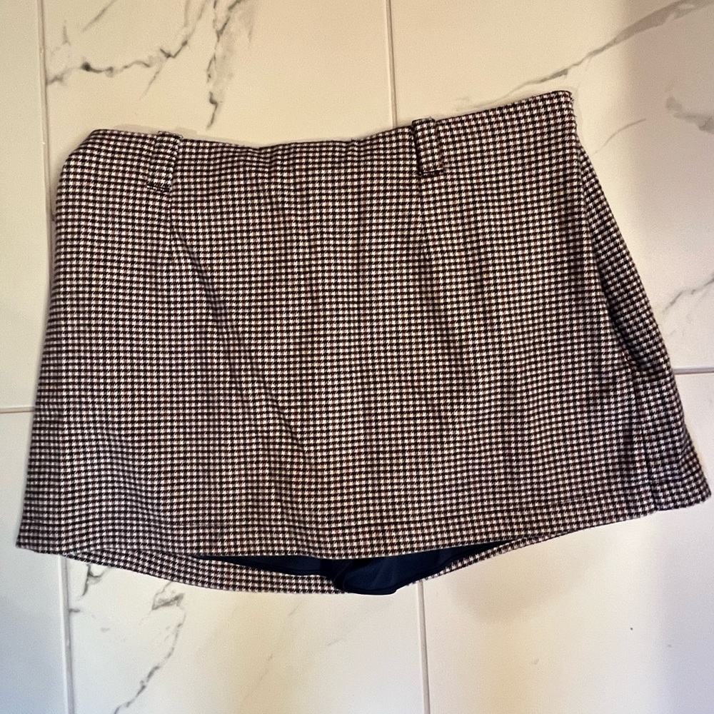 Abercrombie & Fitch Checkered Mini Skirt
